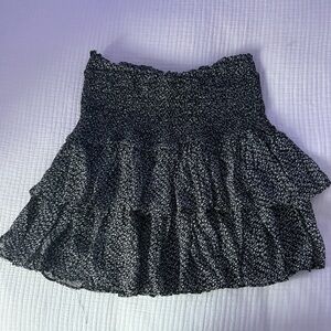 Muse Black and White Mini Skirt